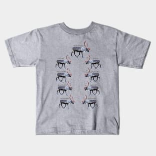 Santas reindeer Kids T-Shirt